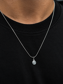 Spiral Disc Pendant Chain