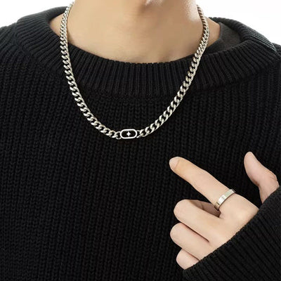 Badass Silver Thick Chain