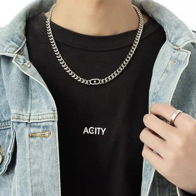 Badass Silver Thick Chain