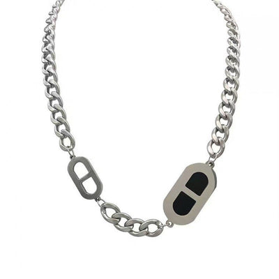 Bold Rebellion Silver Chain
