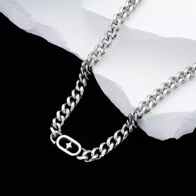 Badass Silver Thick Chain
