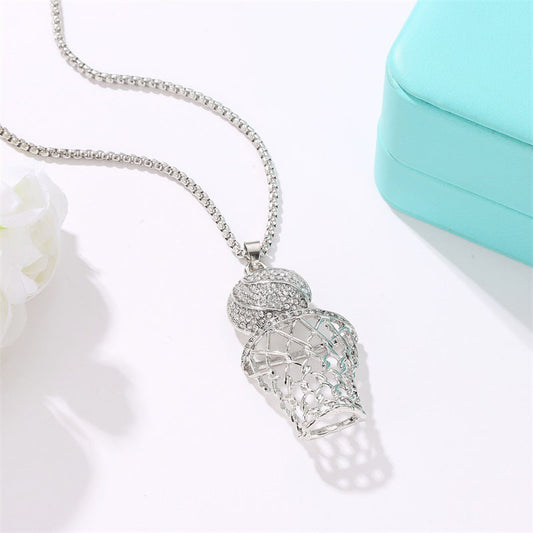 Basket Court Silver  Chain