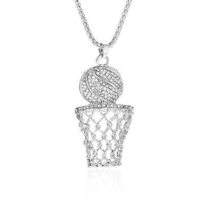 Basket Court Silver  Chain