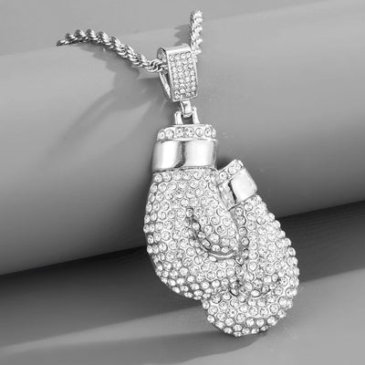 Bag Mitts Silver Chain