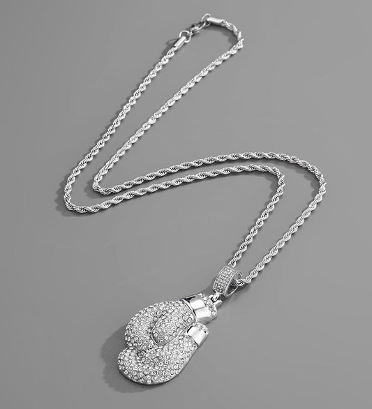 Bag Mitts Silver Chain