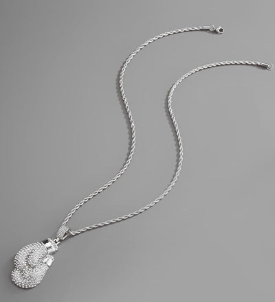 Bag Mitts Silver Chain