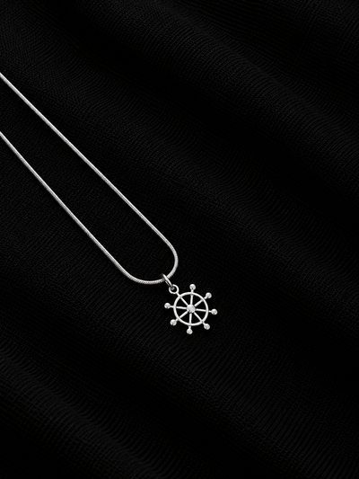 Ship Wheel Pendant chain