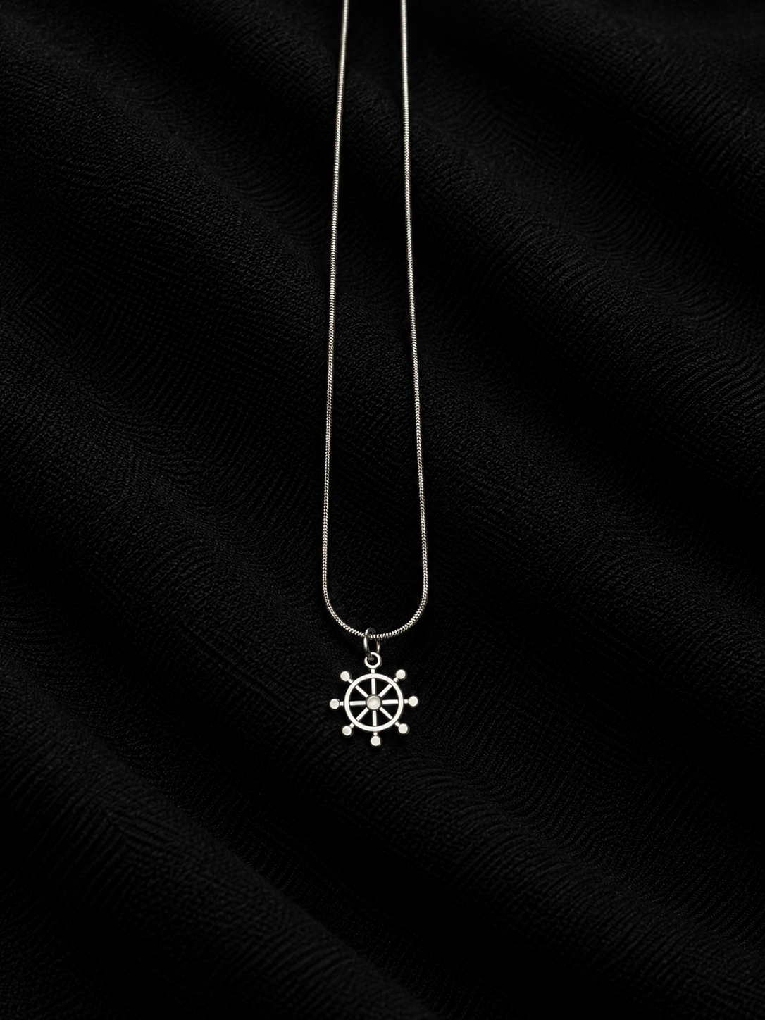 Ship Wheel Pendant chain