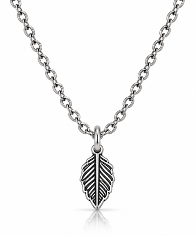 Minimalist Leaf Pendant chain