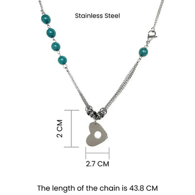 Aqua Allure Charm Necklace