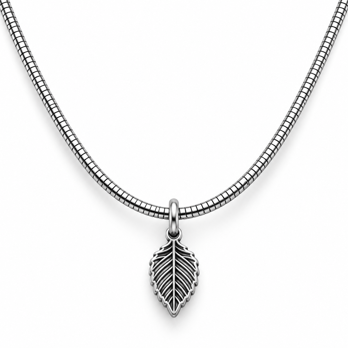 Minimalist Leaf Pendant chain