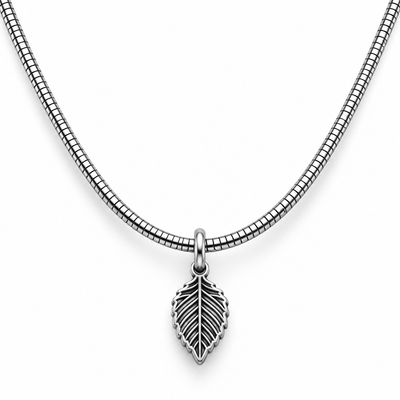 Minimalist Leaf Pendant chain