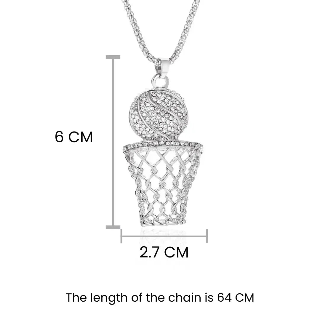 Basket Court Silver  Chain