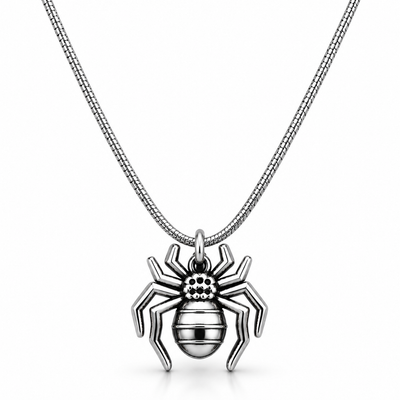 Gothic Spider Pendant Chain