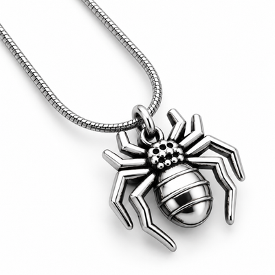 Gothic Spider Pendant Chain