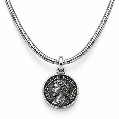 Vintage Coin Pendant chain
