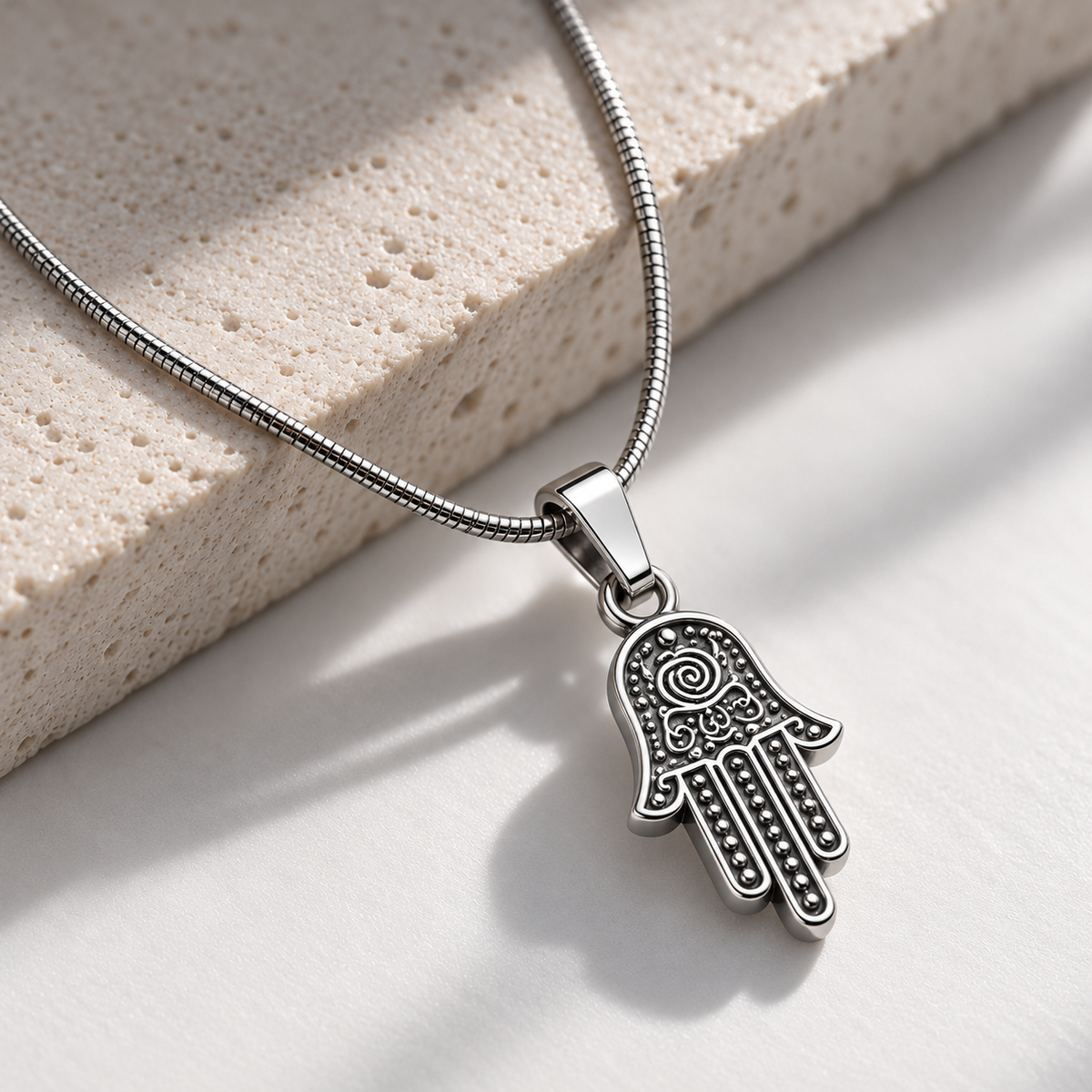 Mystic Hand Pendant Chain