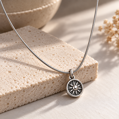 Compass Pendant chain