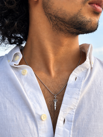 Dagger Sword Pendant Chain