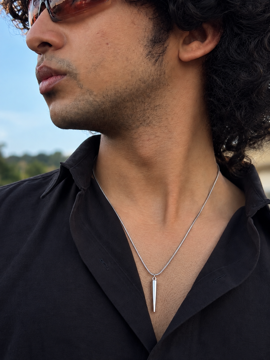 Big Spike Pendant Chain