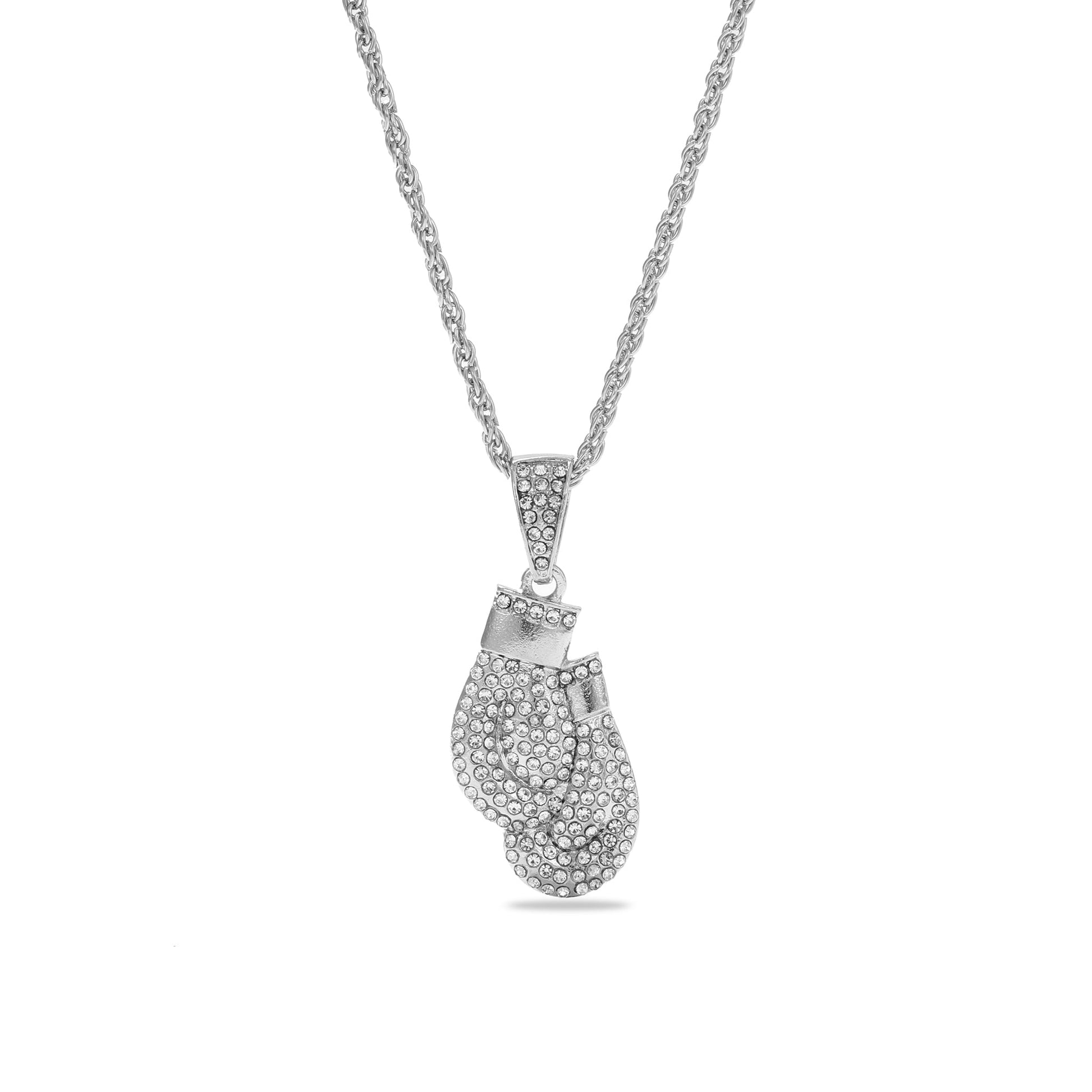 Bag Mitts Silver Chain