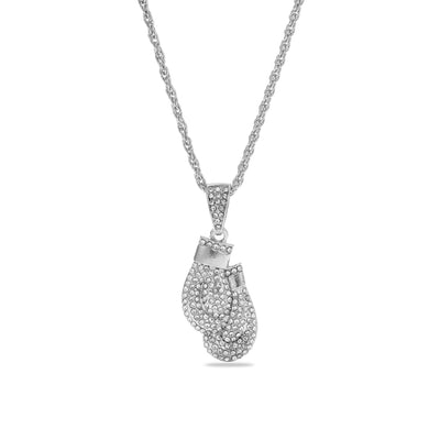 Bag Mitts Silver Chain
