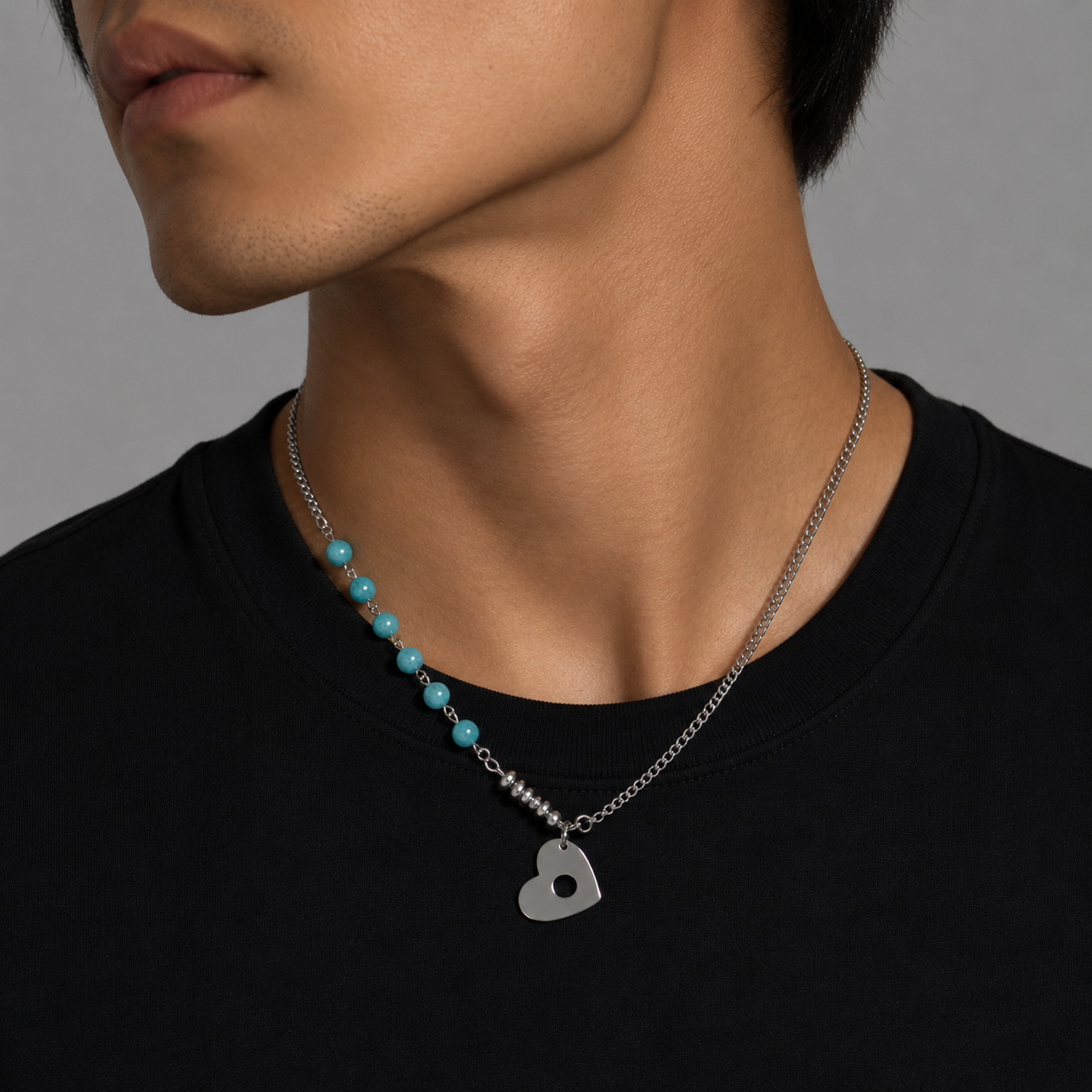 Aqua Allure Charm Necklace