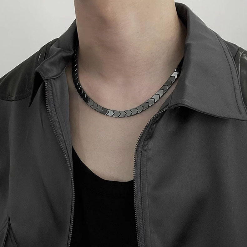 Chevron Silver Chain