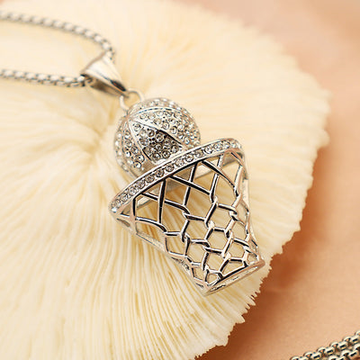 Basket Court Silver  Chain