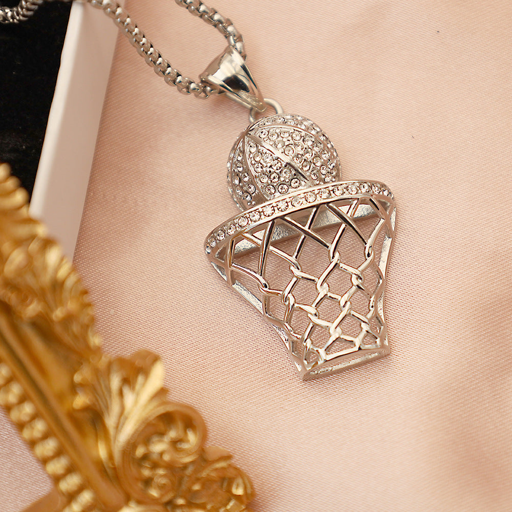 Basket Court Silver  Chain