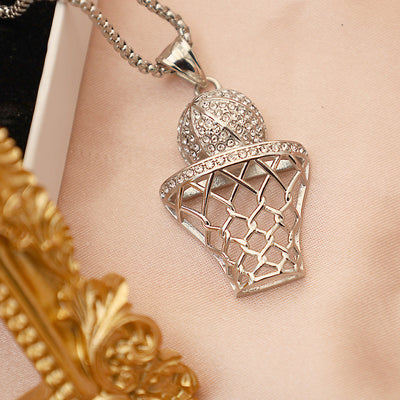 Basket Court Silver  Chain