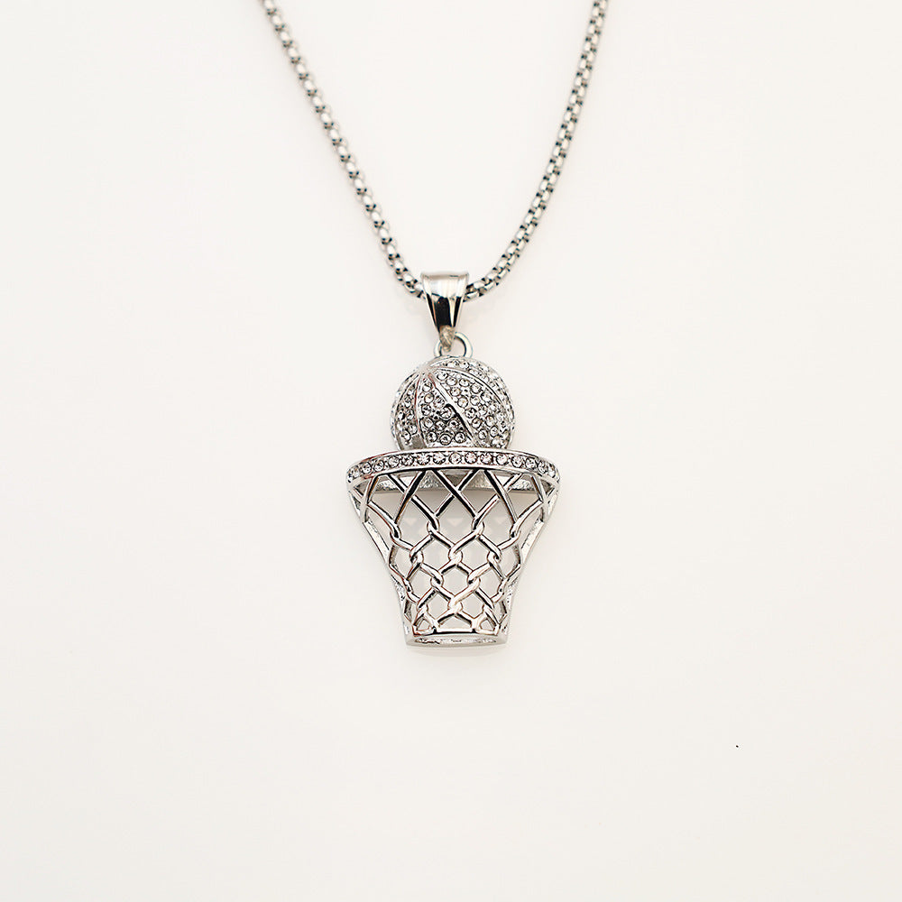 Basket Court Silver  Chain