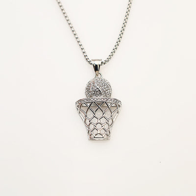 Basket Court Silver  Chain